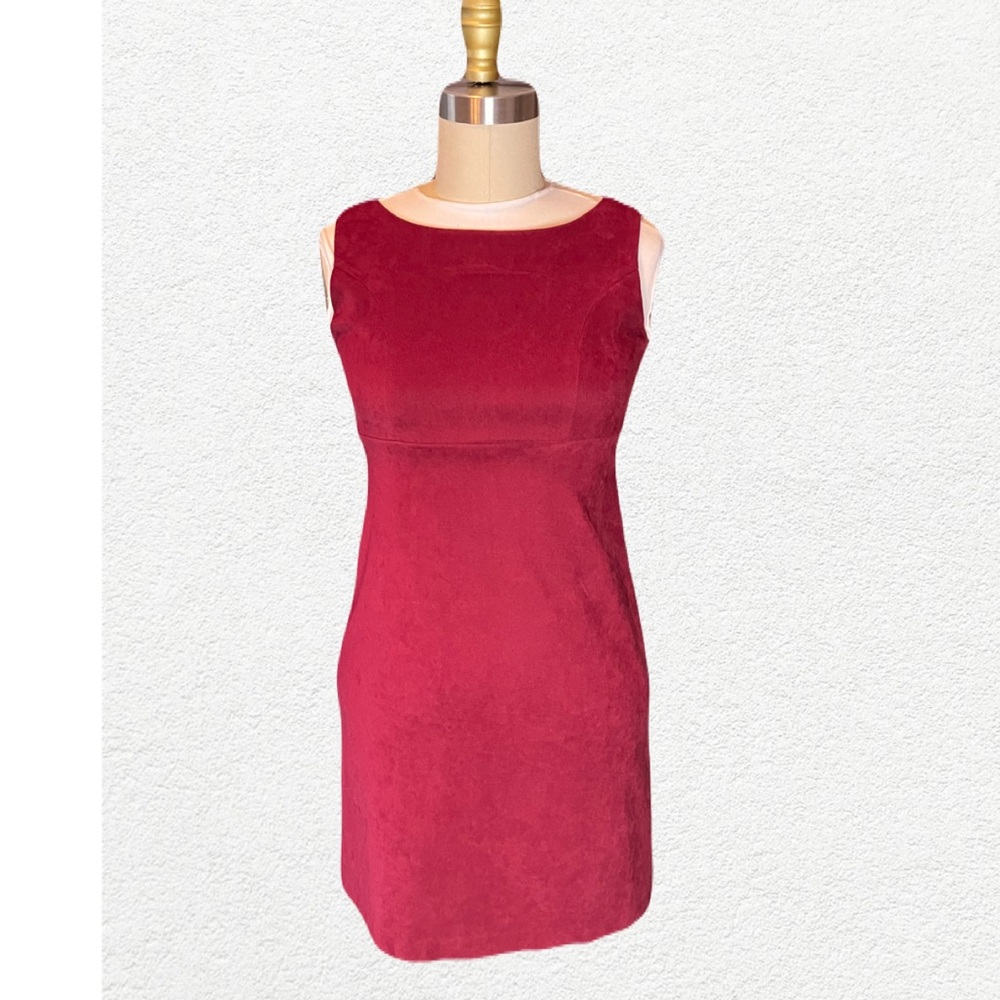 Vintage Sylvia Whyte Red Sleeveless Dress